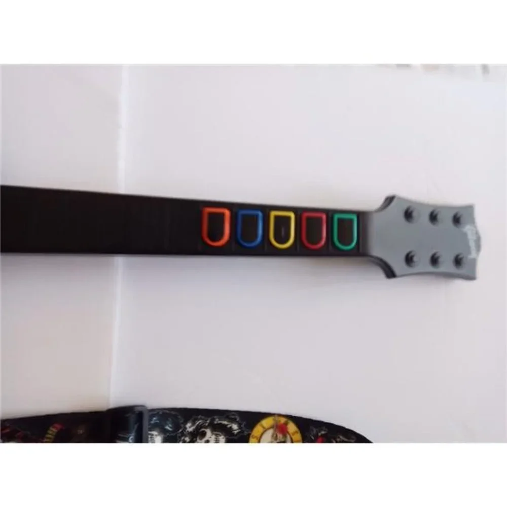 Xbox 360 Guitar Hero Wireless Gibson Les Paul Guitar - 4 Games - Bundle - Picture 2 of 10